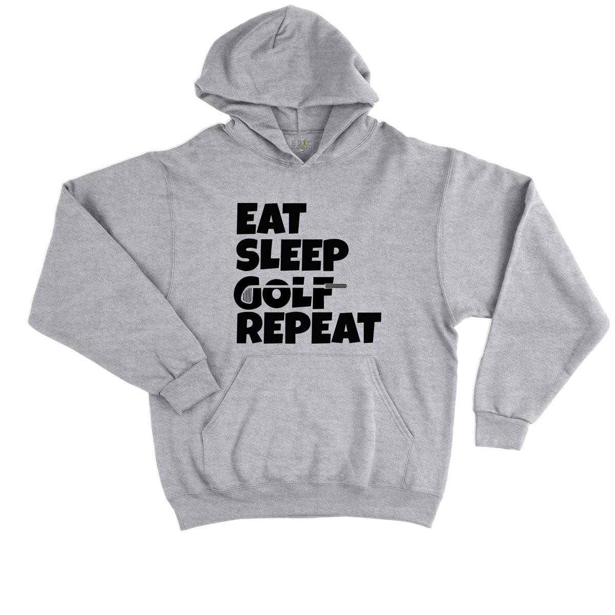 Epic Label Sweat à capuche Eat Sleep Golf Repeat Sweat à Capuche Enfant