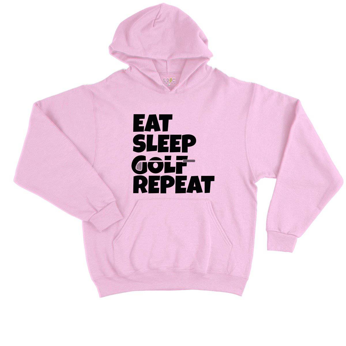 Epic Label Sweat à capuche Eat Sleep Golf Repeat Sweat à Capuche Enfant