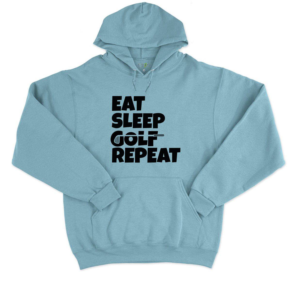 Epic Label Sweat à capuche Eat Sleep Golf Repeat Sweat à Capuche Pour Homme