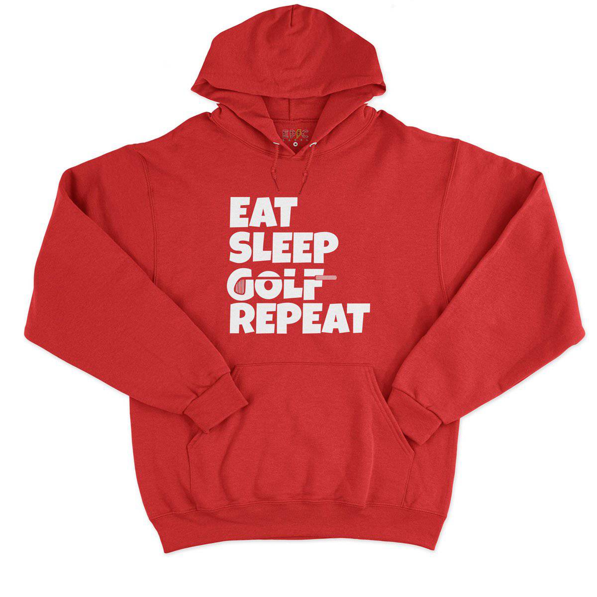 Epic Label Sweat à capuche Eat Sleep Golf Repeat Sweat à Capuche Pour Homme