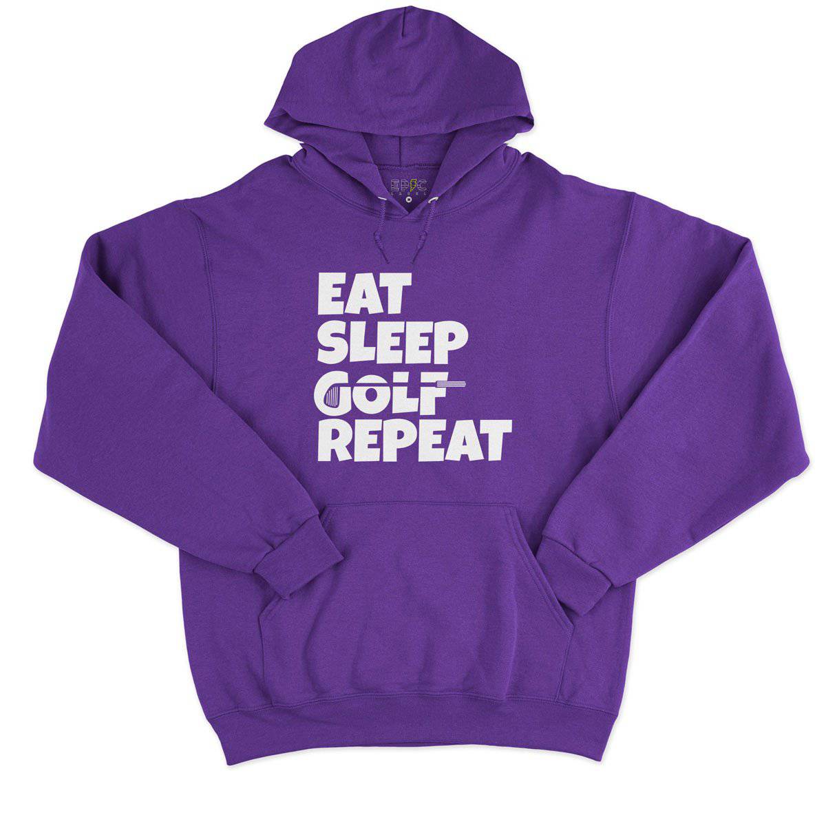 Epic Label Sweat à capuche Eat Sleep Golf Repeat Sweat à Capuche Pour Homme