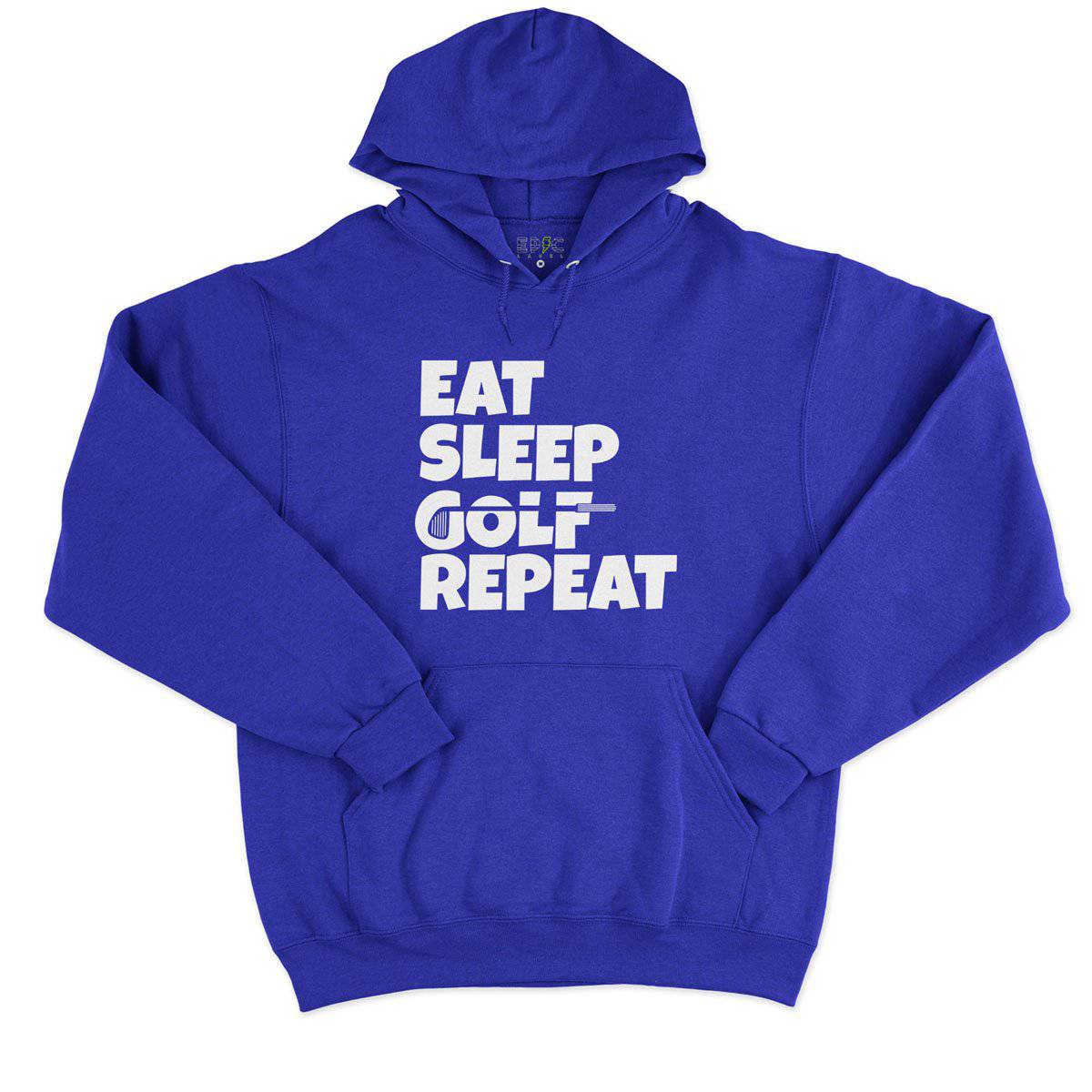 Epic Label Sweat à capuche Eat Sleep Golf Repeat Sweat à Capuche Pour Homme