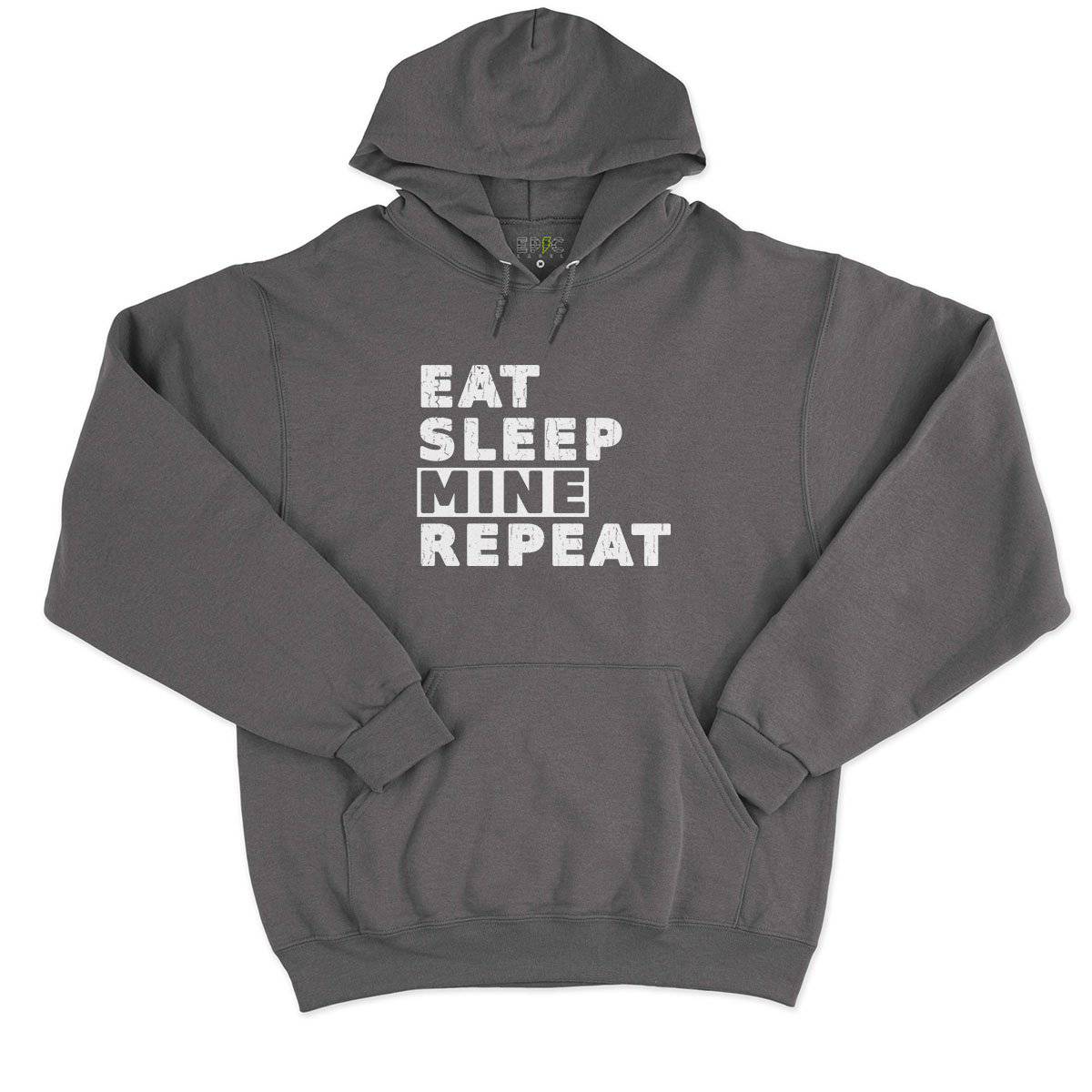 Epic Label Sweat à capuche Eat Sleep Mine Repeat Sweat à Capuche Pour Homme