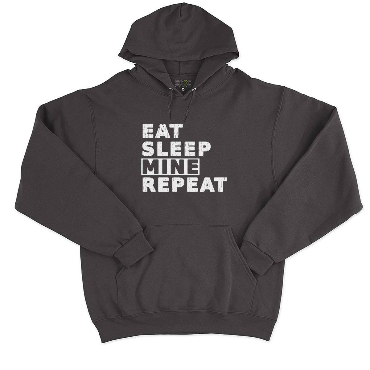 Epic Label Sweat à capuche Eat Sleep Mine Repeat Sweat à Capuche Pour Homme