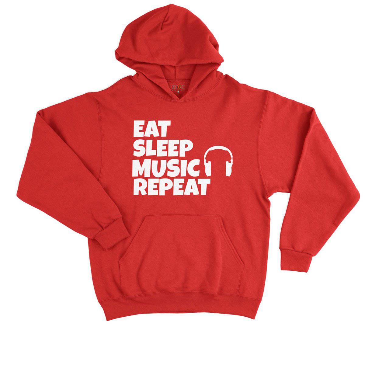 Epic Label Sweat à capuche Eat Sleep Music Repeat Sweat à Capuche Enfant