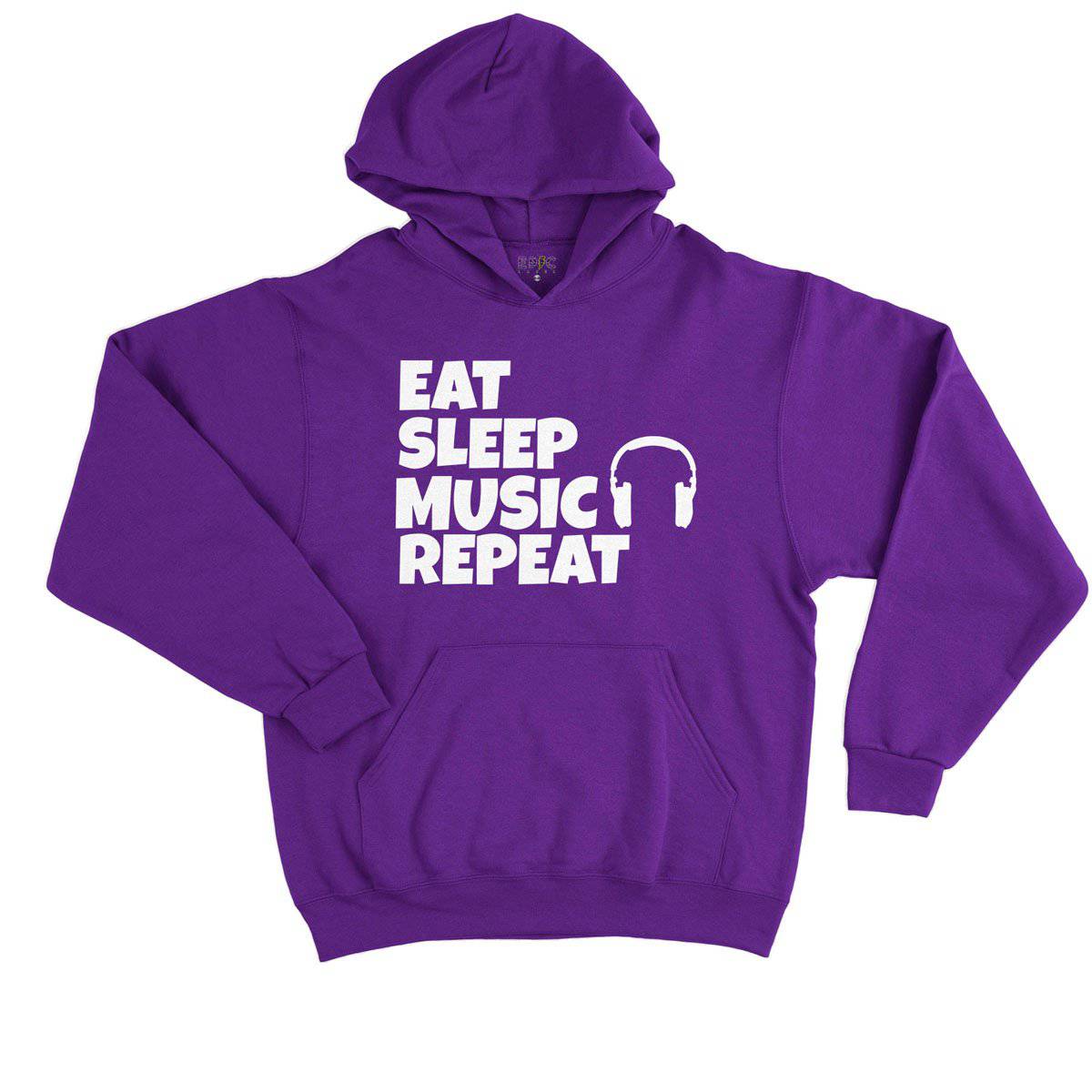 Epic Label Sweat à capuche Eat Sleep Music Repeat Sweat à Capuche Enfant