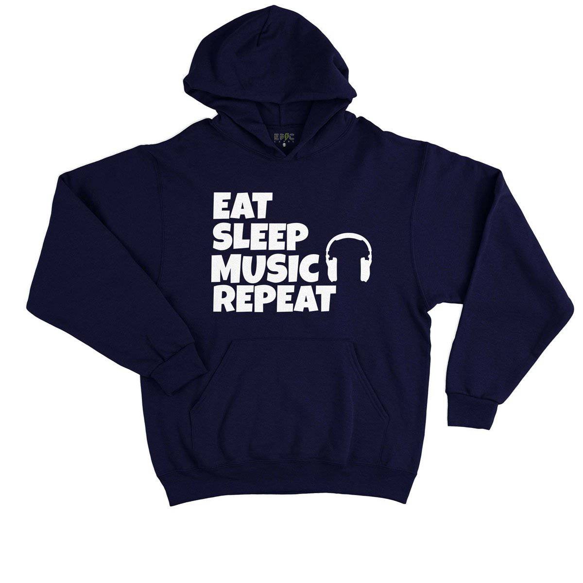 Epic Label Sweat à capuche Eat Sleep Music Repeat Sweat à Capuche Enfant