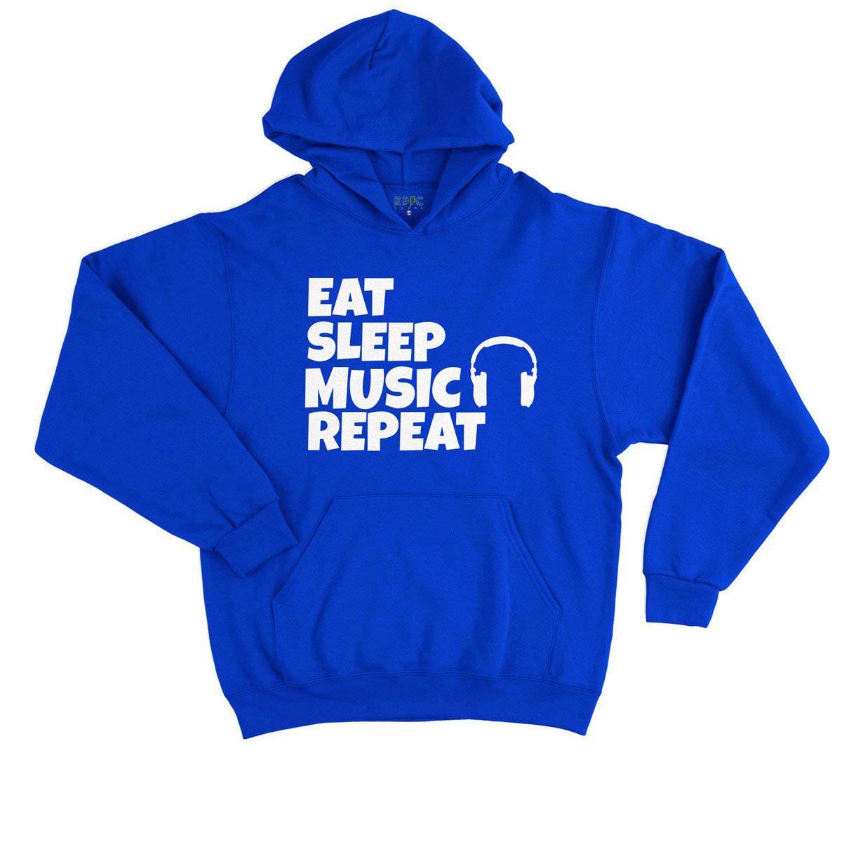 Epic Label Sweat à capuche Eat Sleep Music Repeat Sweat à Capuche Enfant
