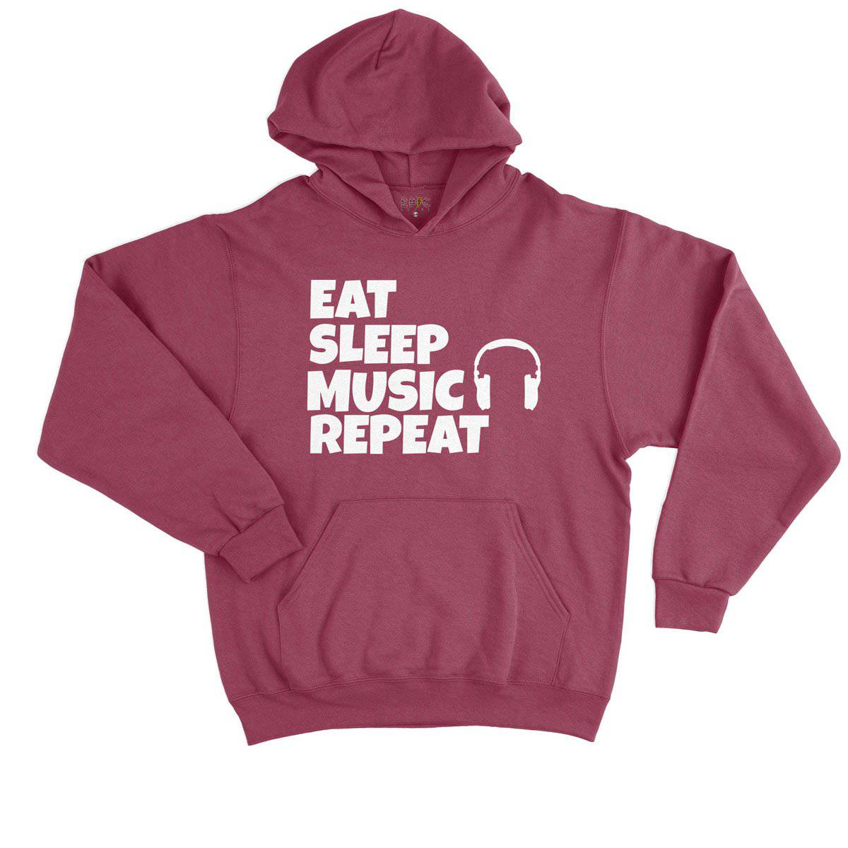 Epic Label Sweat à capuche Eat Sleep Music Repeat Sweat à Capuche Enfant