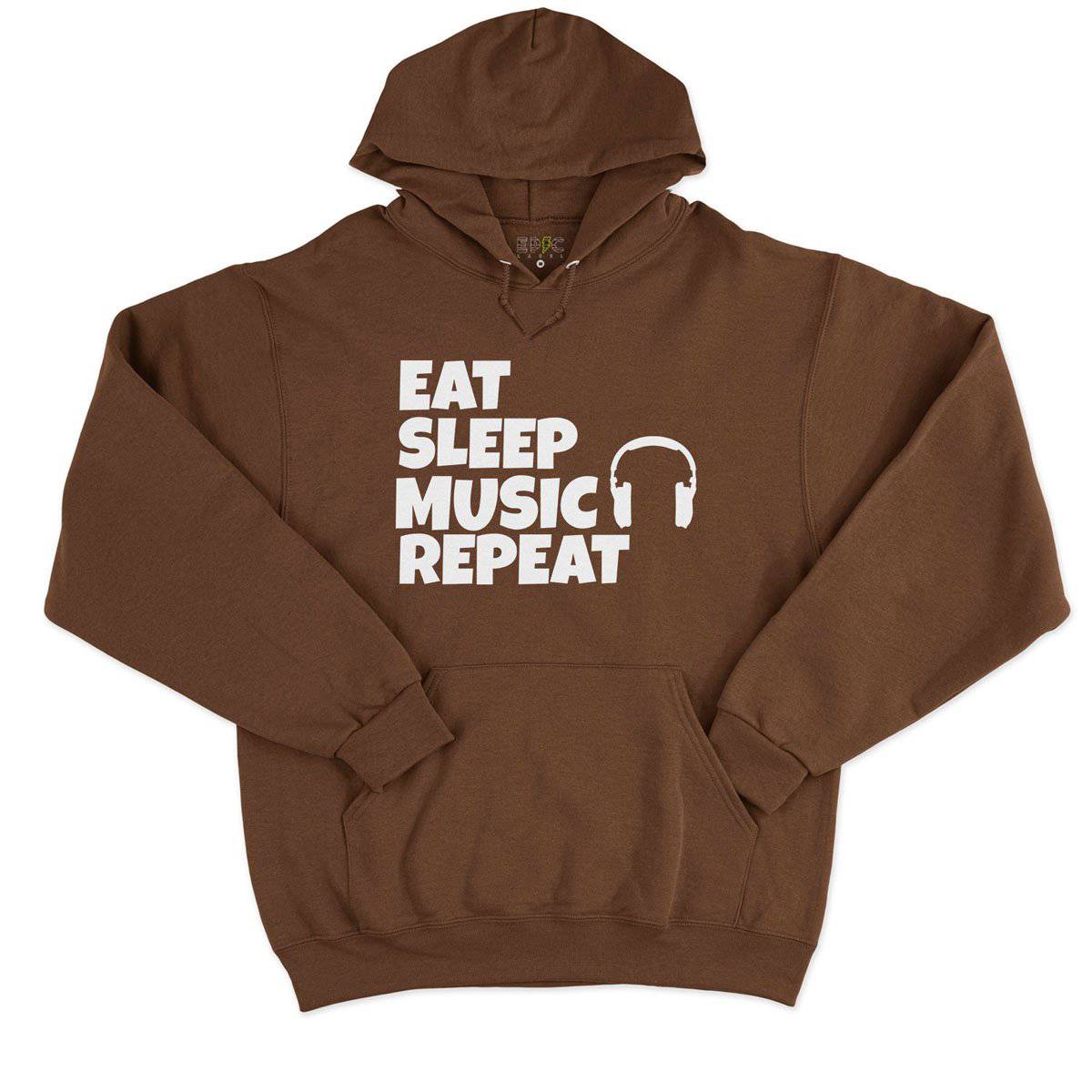 Epic Label Sweat à capuche Eat Sleep Music Repeat Sweat à Capuche Pour Homme