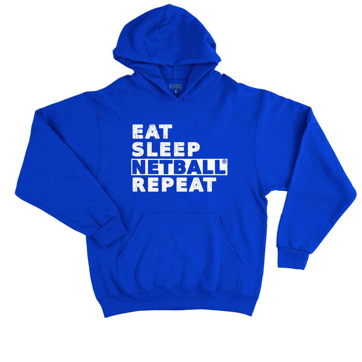 Epic Label Sweat à capuche Eat Sleep Netball Repeat Sweat à Capuche Enfant