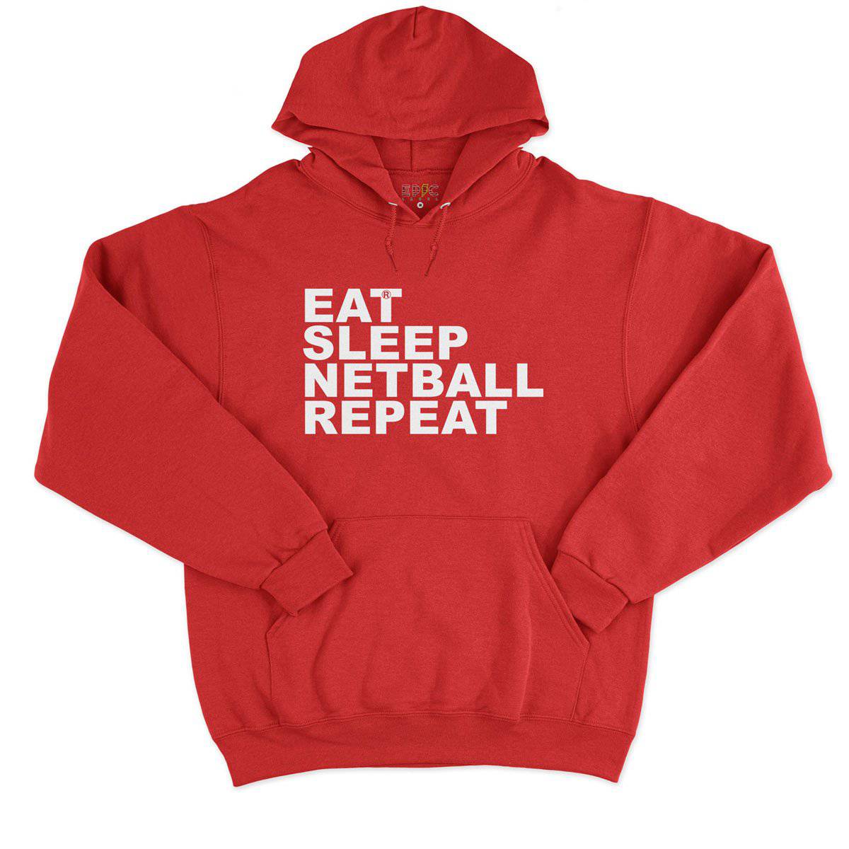 Epic Label Sweat à capuche Eat Sleep Netball Repeat Sweat à Capuche Pour Homme