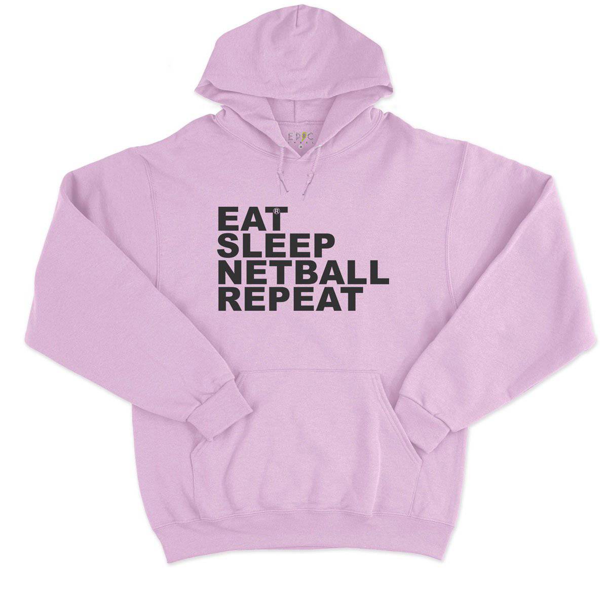 Epic Label Sweat à capuche Eat Sleep Netball Repeat Sweat à Capuche Pour Homme