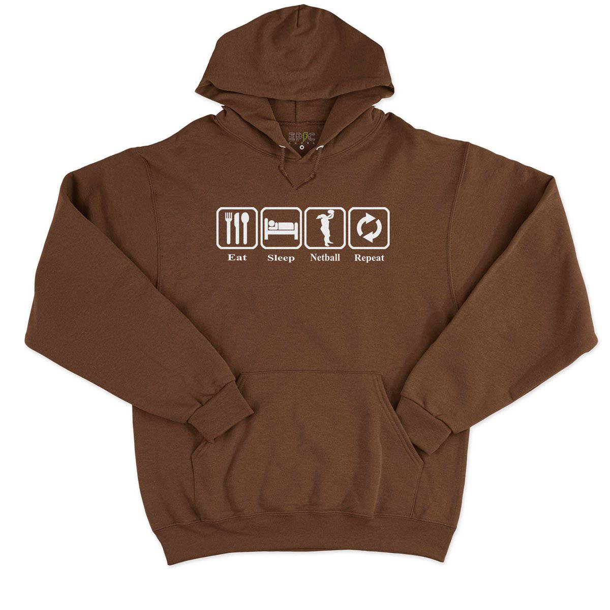 Epic Label Sweat à capuche Eat Sleep Netball Repeat Sweat à Capuche Pour Homme