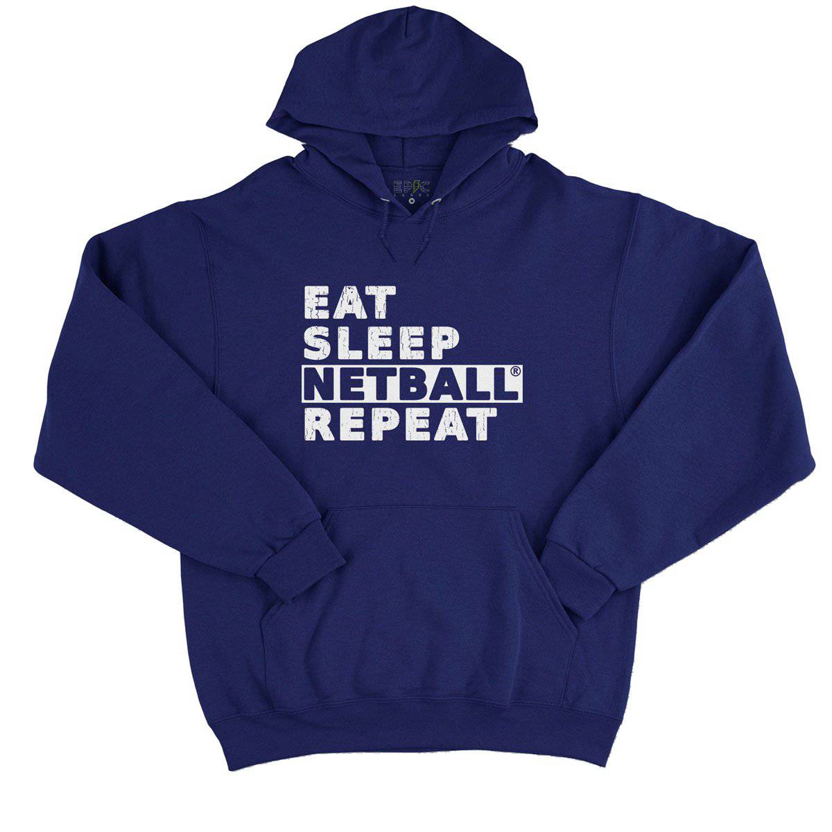 Epic Label Sweat à capuche Eat Sleep Netball Repeat Sweat à Capuche Pour Homme