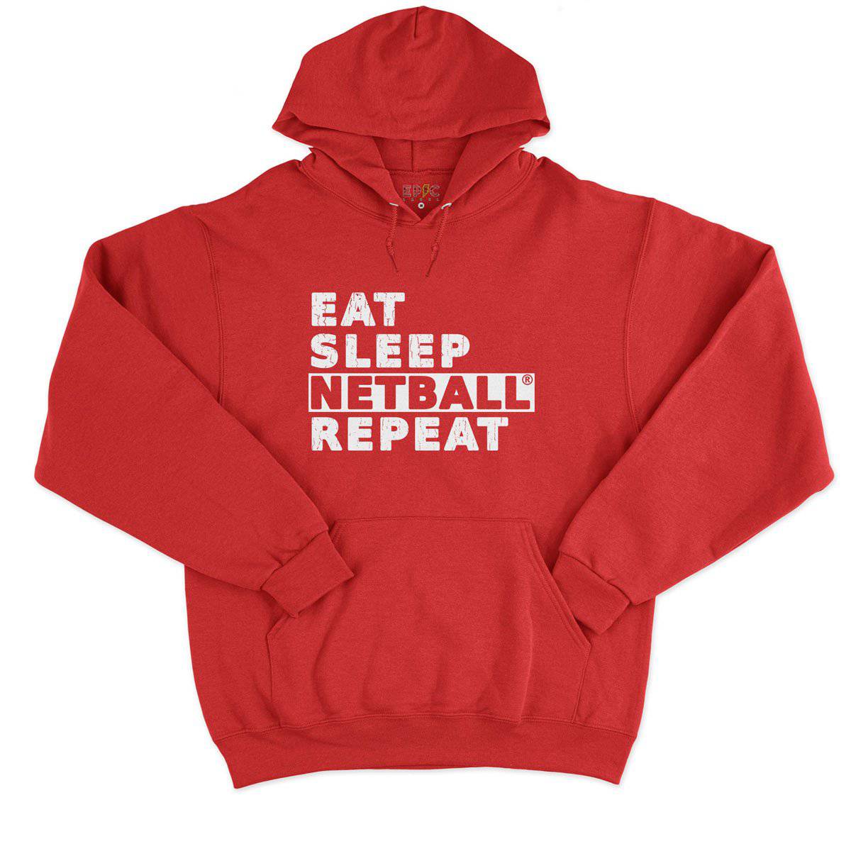 Epic Label Sweat à capuche Eat Sleep Netball Repeat Sweat à Capuche Pour Homme