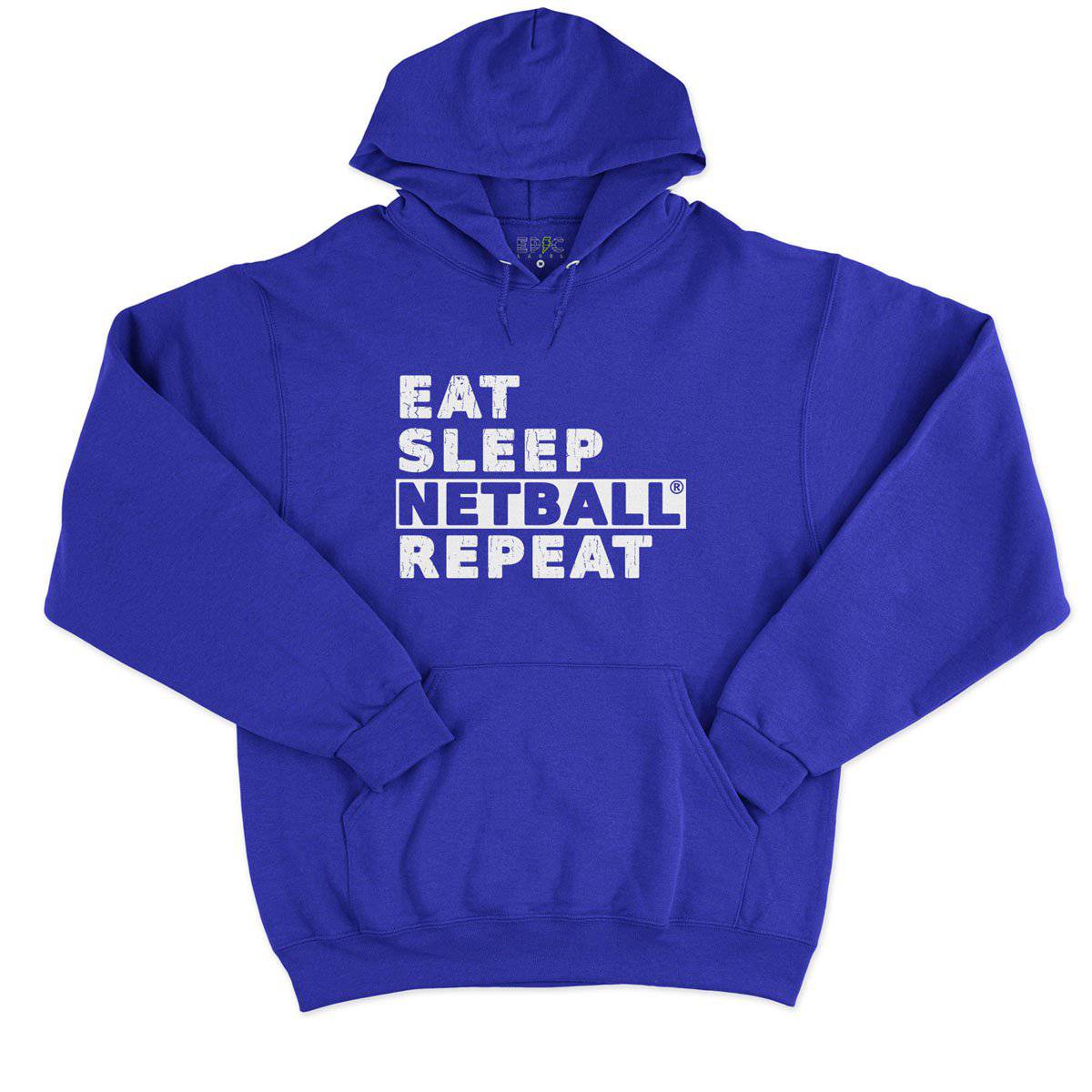 Epic Label Sweat à capuche Eat Sleep Netball Repeat Sweat à Capuche Pour Homme