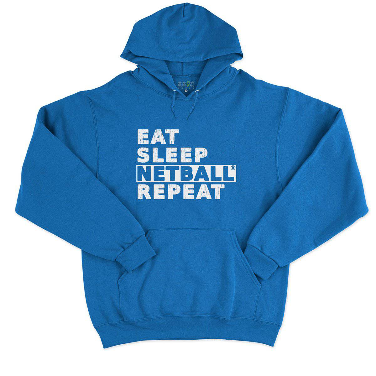 Epic Label Sweat à capuche Eat Sleep Netball Repeat Sweat à Capuche Pour Homme