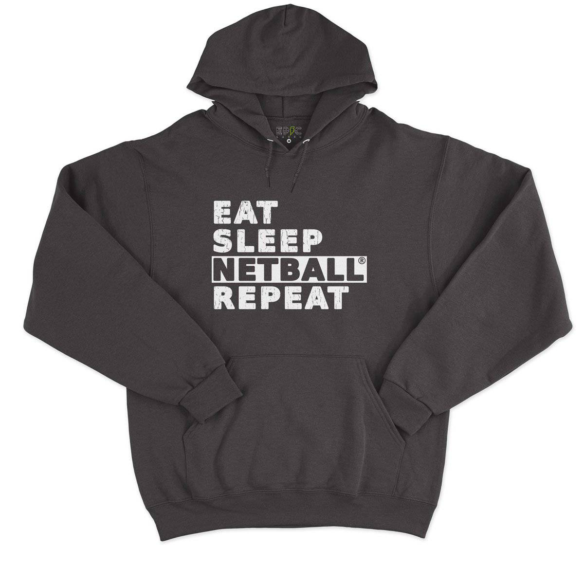 Epic Label Sweat à capuche Eat Sleep Netball Repeat Sweat à Capuche Pour Homme
