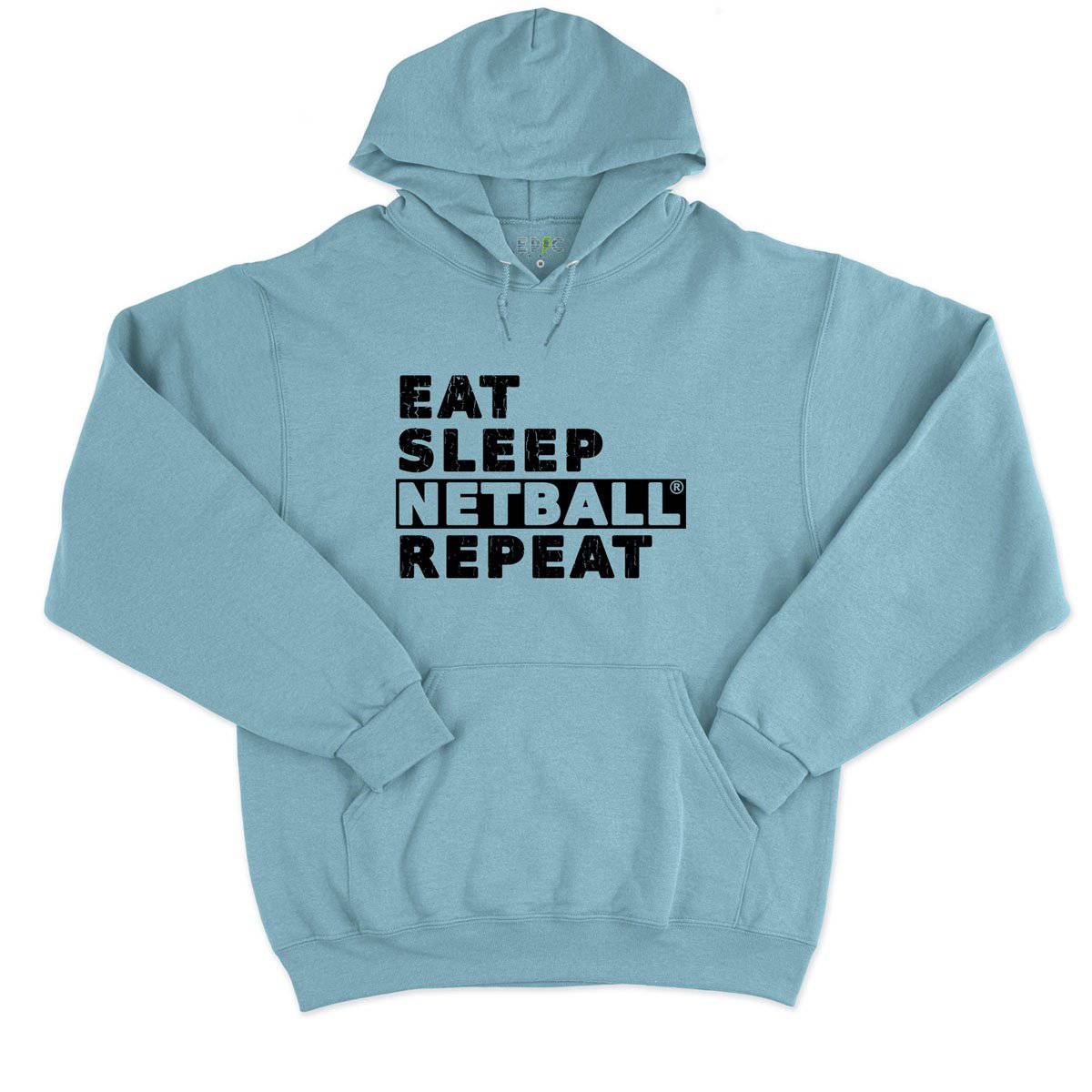 Epic Label Sweat à capuche Eat Sleep Netball Repeat Sweat à Capuche Pour Homme