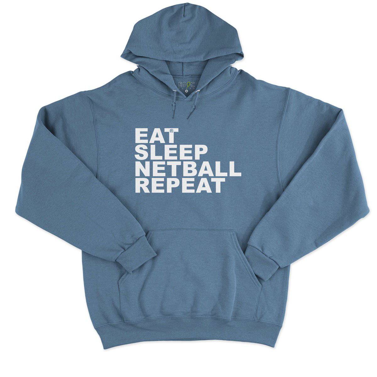 Epic Label Sweat à capuche Eat Sleep Netball Repeat Sweat à Capuche Pour Homme