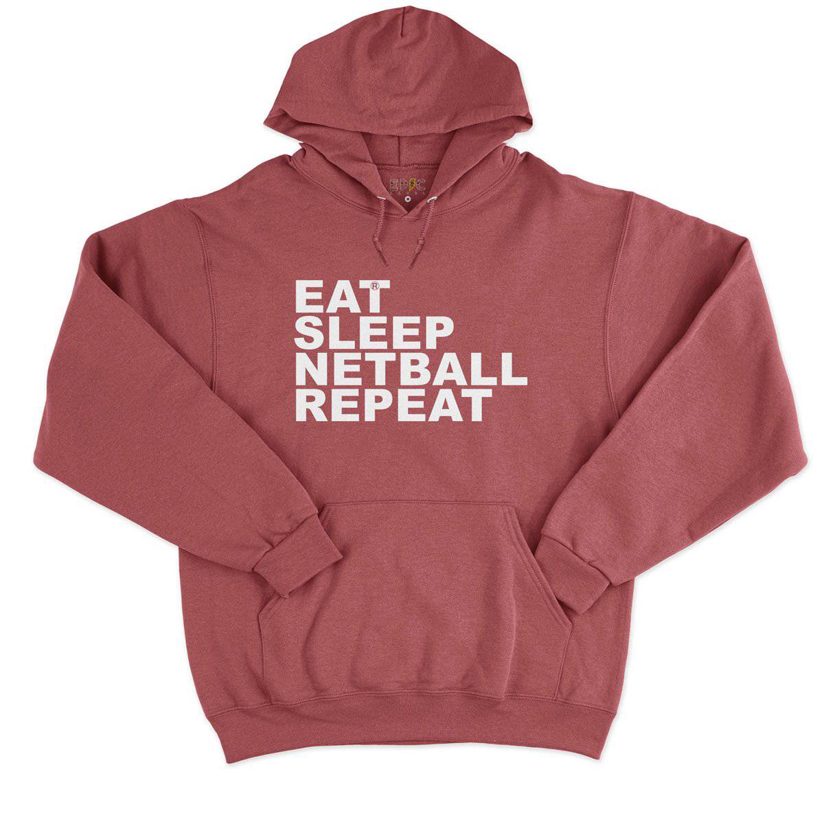 Epic Label Sweat à capuche Eat Sleep Netball Repeat Sweat à Capuche Pour Homme