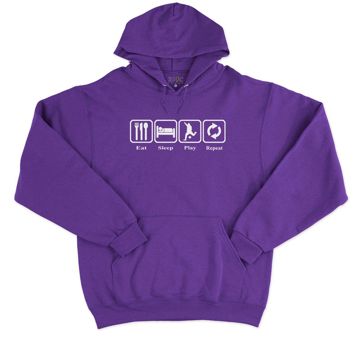 Epic Label Sweat à capuche Eat Sleep Play Repeat Sweat à Capuche Pour Homme