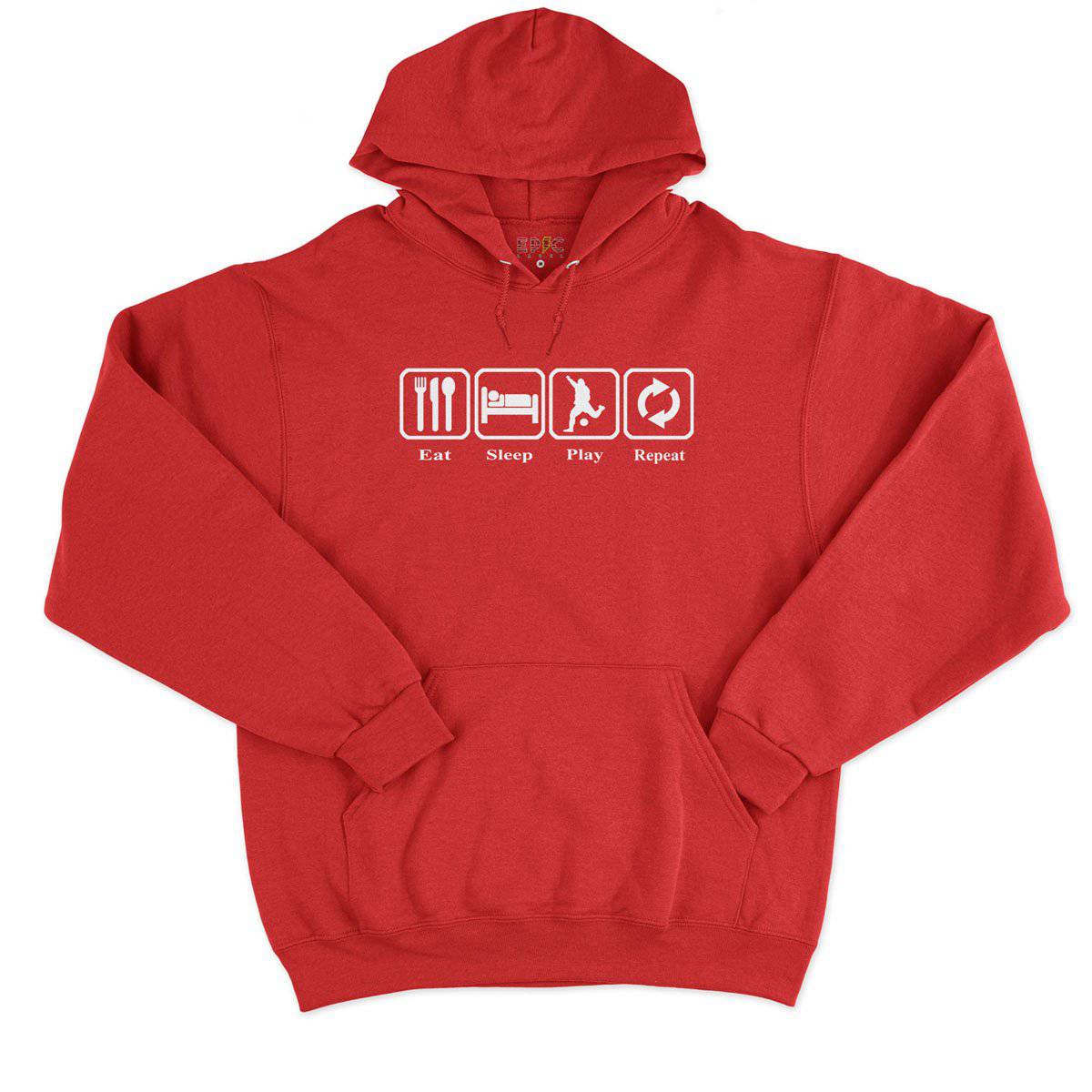 Epic Label Sweat à capuche Eat Sleep Play Repeat Sweat à Capuche Pour Homme