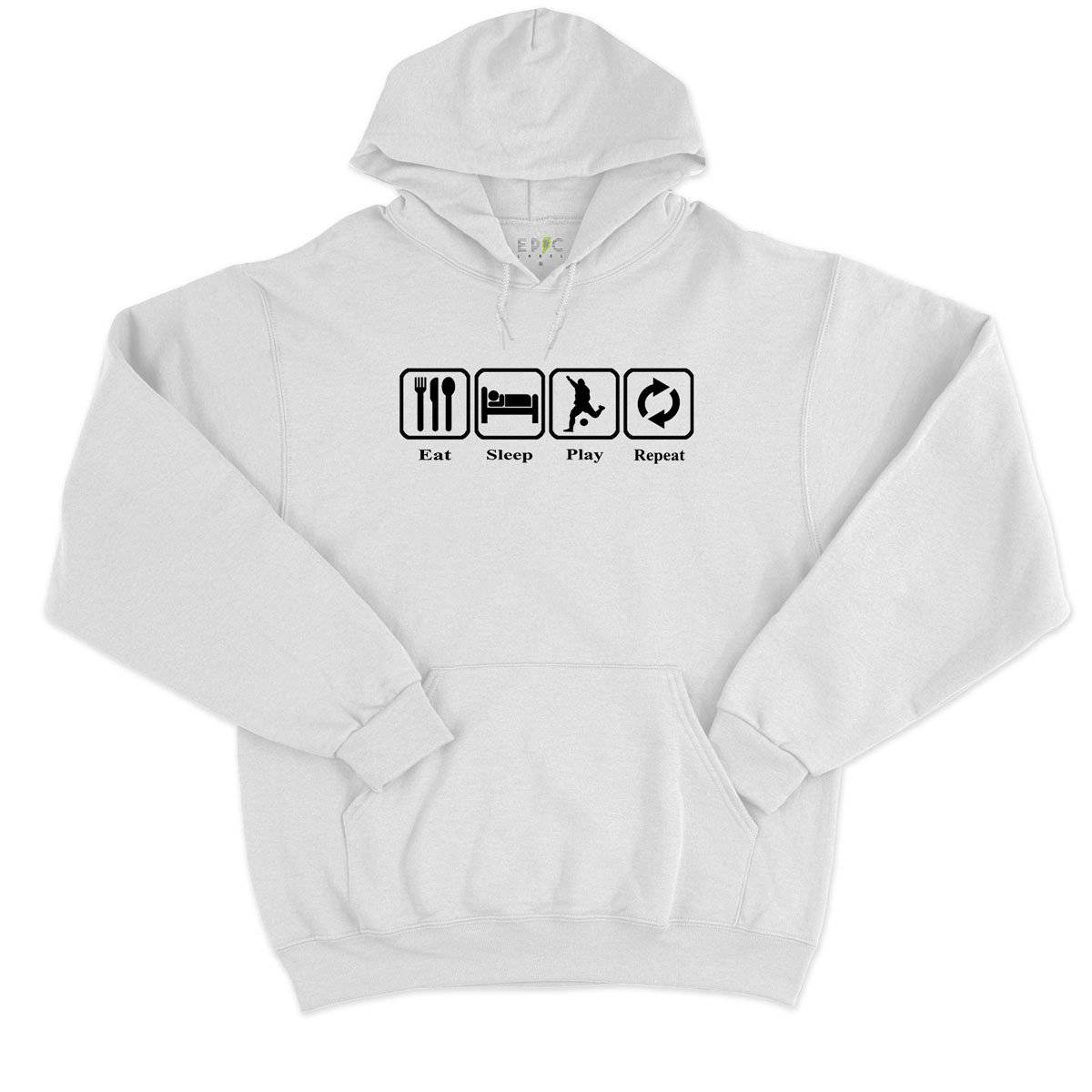 Epic Label Sweat à capuche Eat Sleep Play Repeat Sweat à Capuche Pour Homme