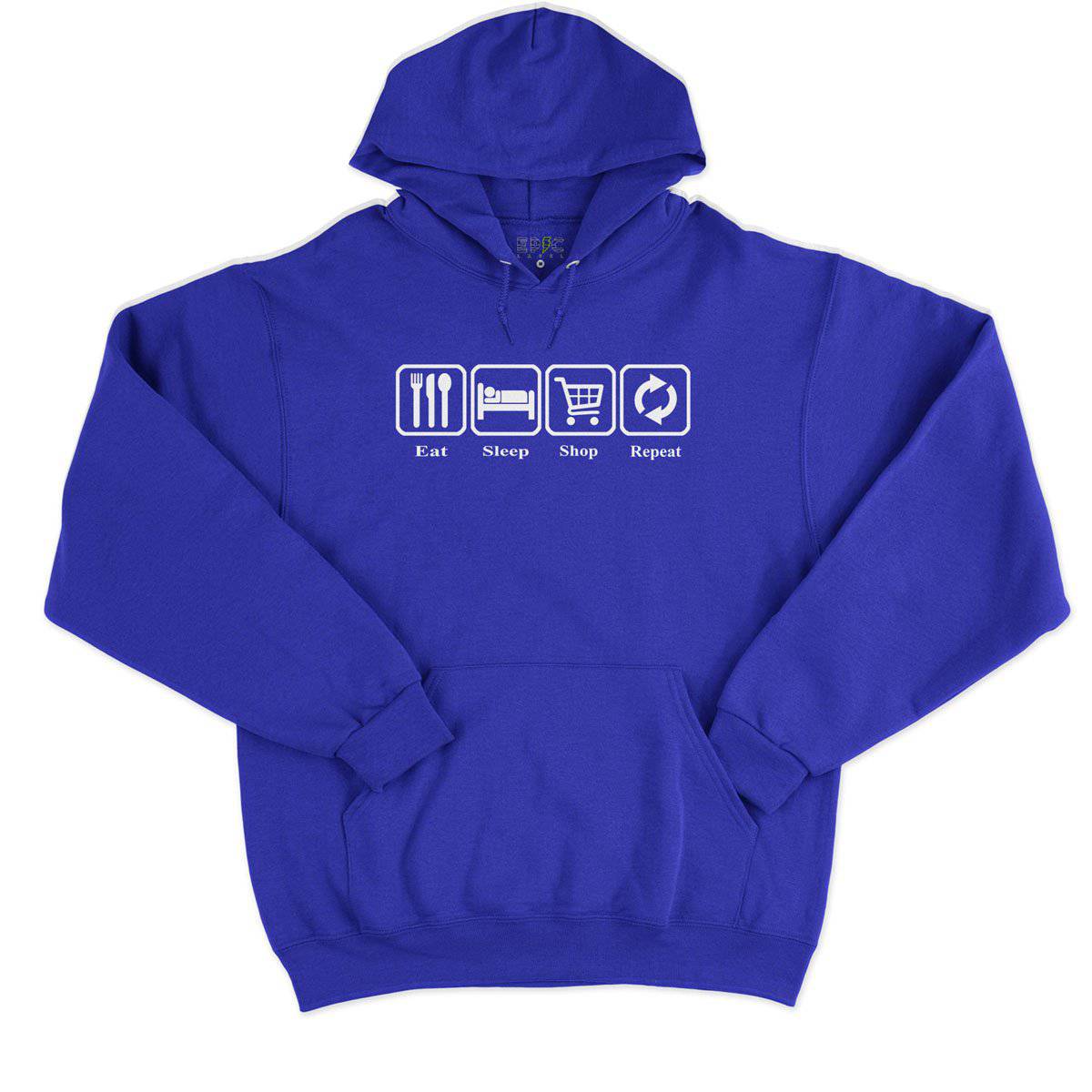 Epic Label Sweat à capuche Eat Sleep Shop Repeat Sweat à Capuche Pour Homme