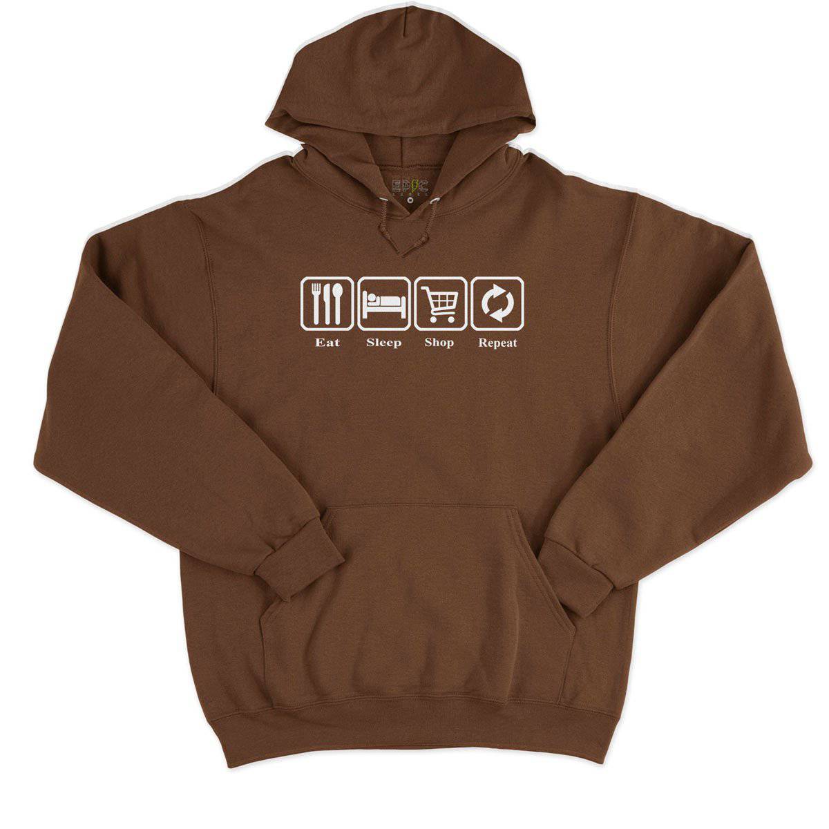 Epic Label Sweat à capuche Eat Sleep Shop Repeat Sweat à Capuche Pour Homme