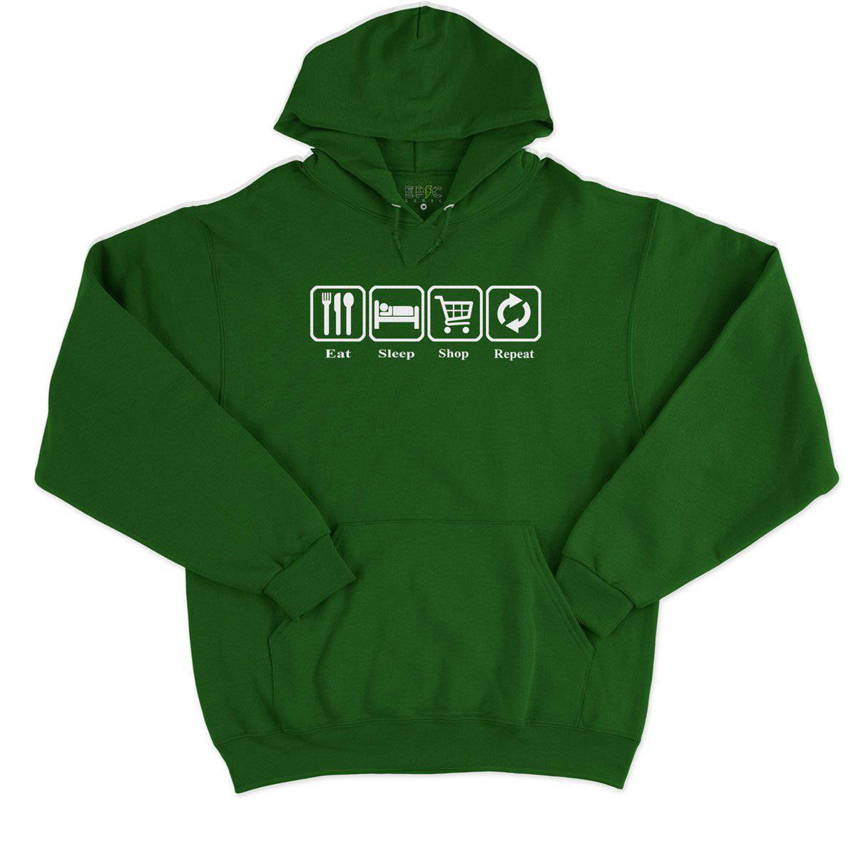 Epic Label Sweat à capuche Eat Sleep Shop Repeat Sweat à Capuche Pour Homme
