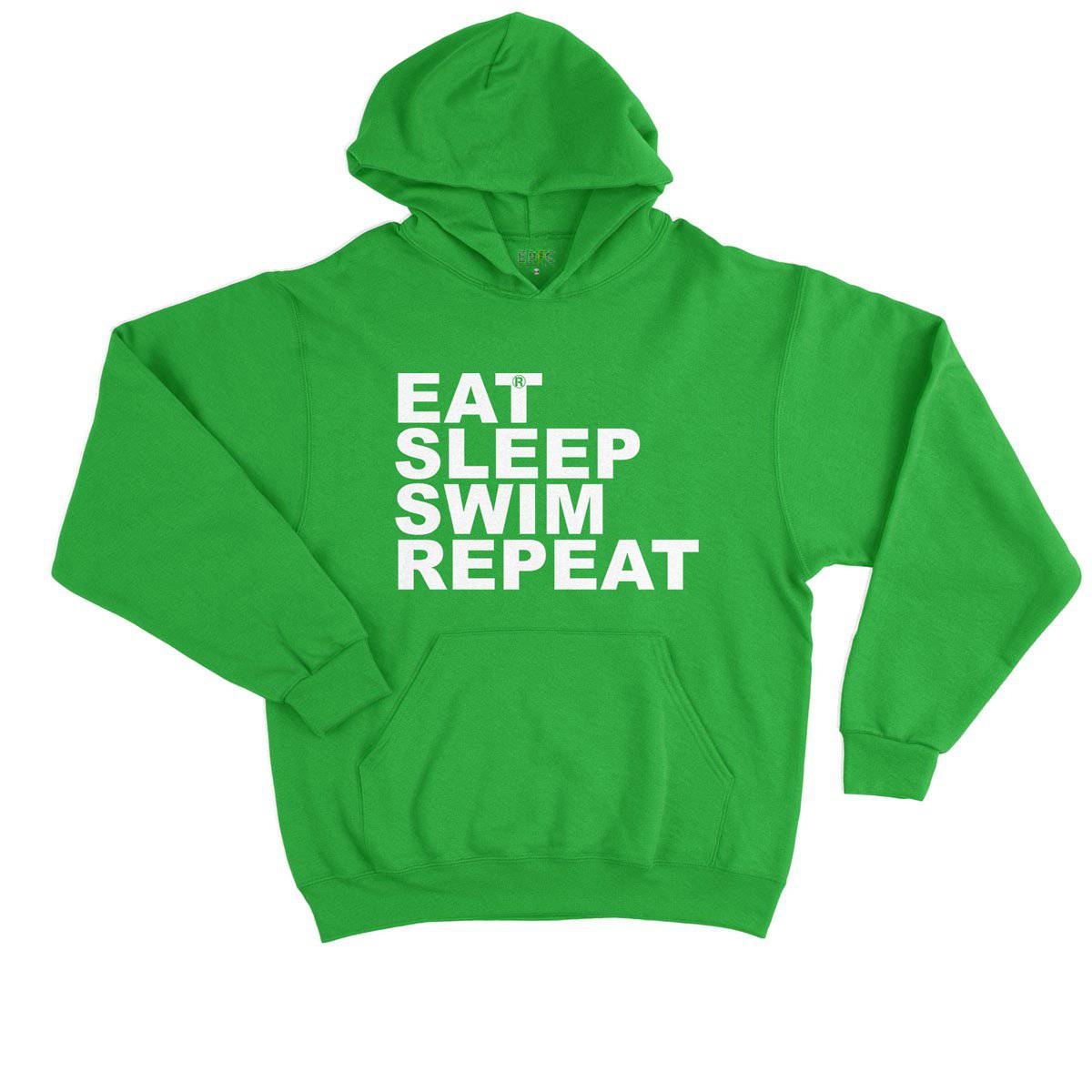 Epic Label Sweat à capuche Eat Sleep Swim Repeat Sweat à Capuche Enfant