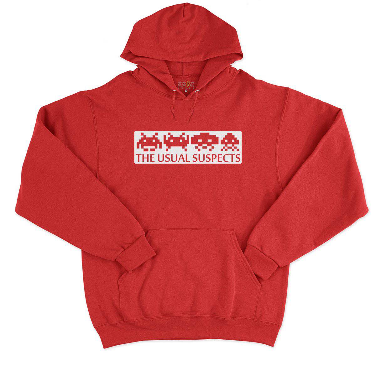 Epic Label Sweat à capuche Space Invaders The Usual Suspects Sweat à Capuche Pour Homme