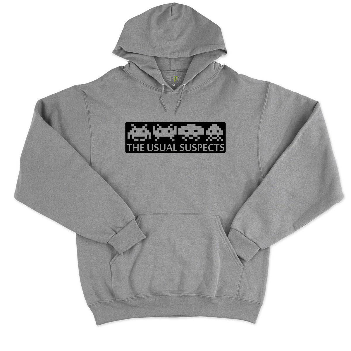 Epic Label Sweat à capuche Space Invaders The Usual Suspects Sweat à Capuche Pour Homme