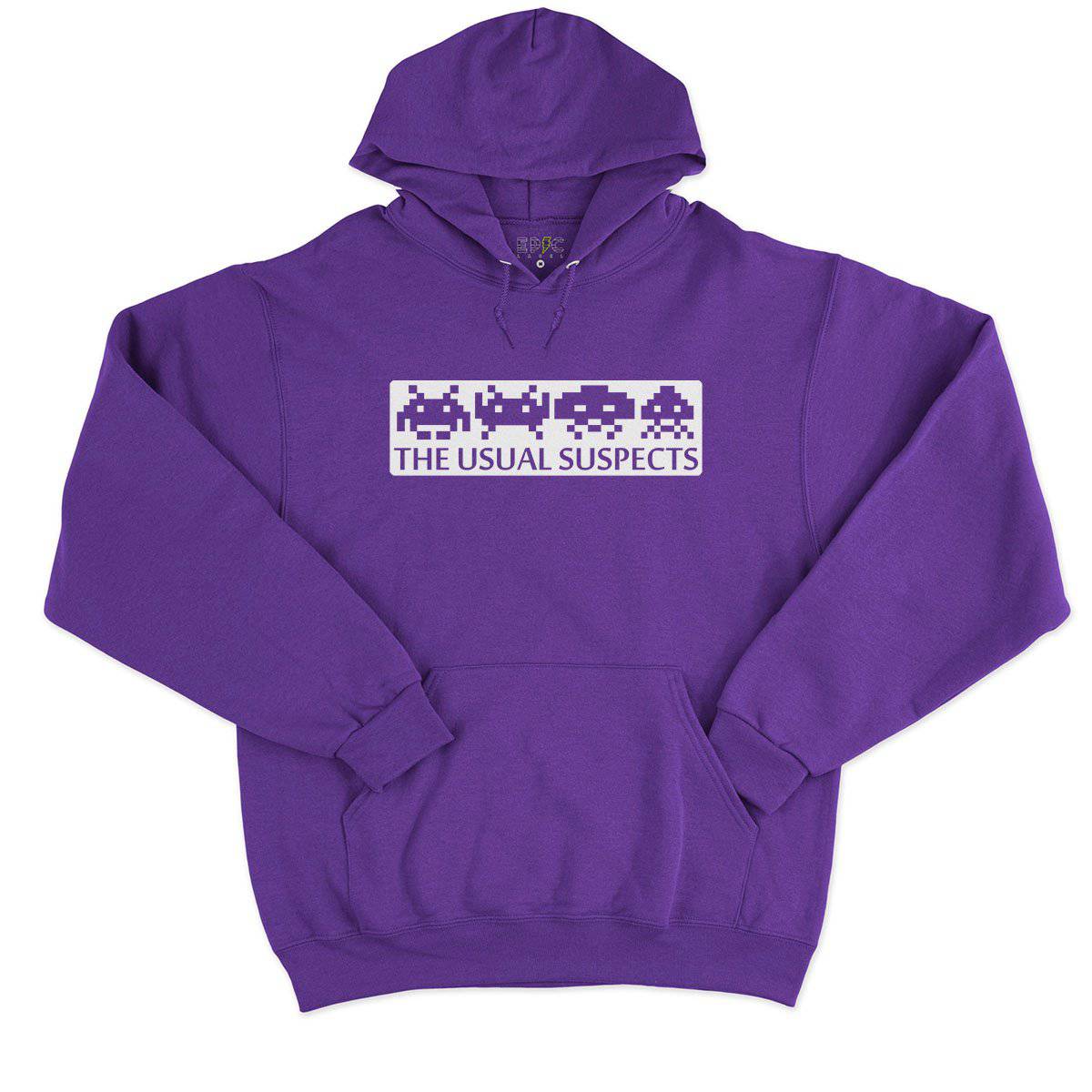 Epic Label Sweat à capuche Space Invaders The Usual Suspects Sweat à Capuche Pour Homme