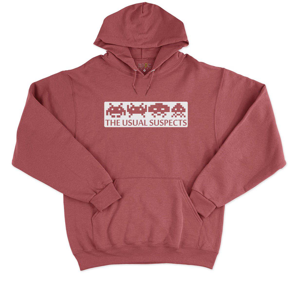 Epic Label Sweat à capuche Space Invaders The Usual Suspects Sweat à Capuche Pour Homme