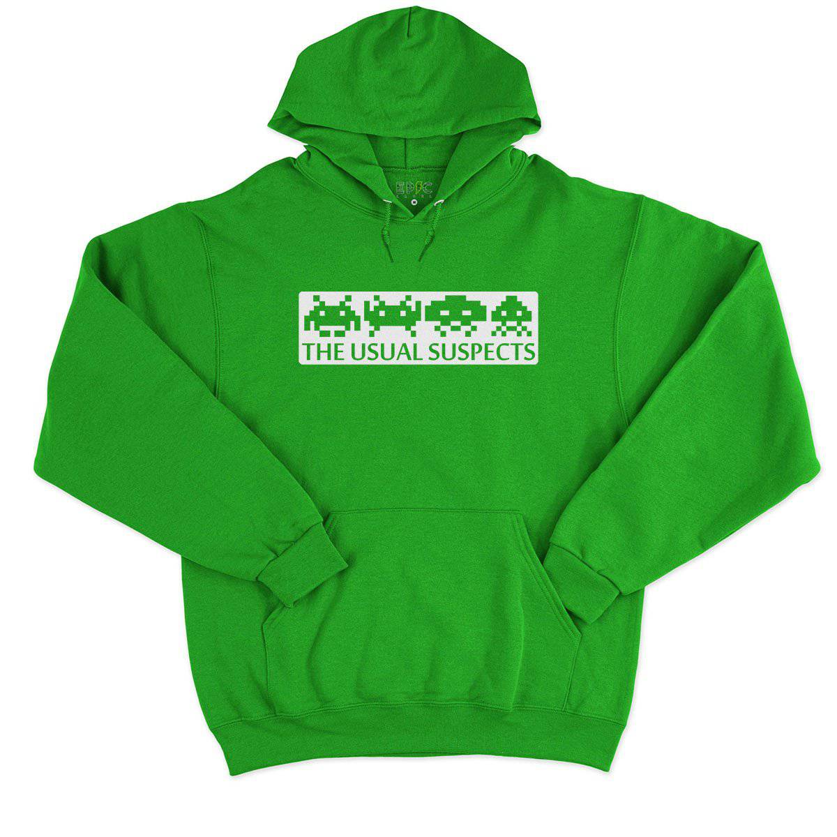 Epic Label Sweat à capuche Space Invaders The Usual Suspects Sweat à Capuche Pour Homme