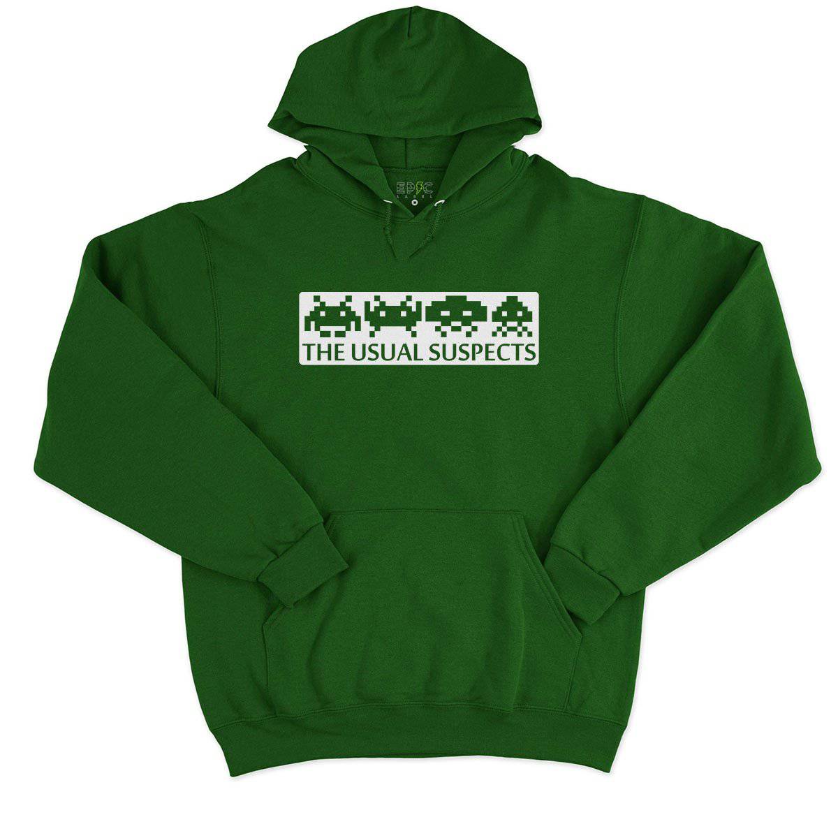 Epic Label Sweat à capuche Space Invaders The Usual Suspects Sweat à Capuche Pour Homme