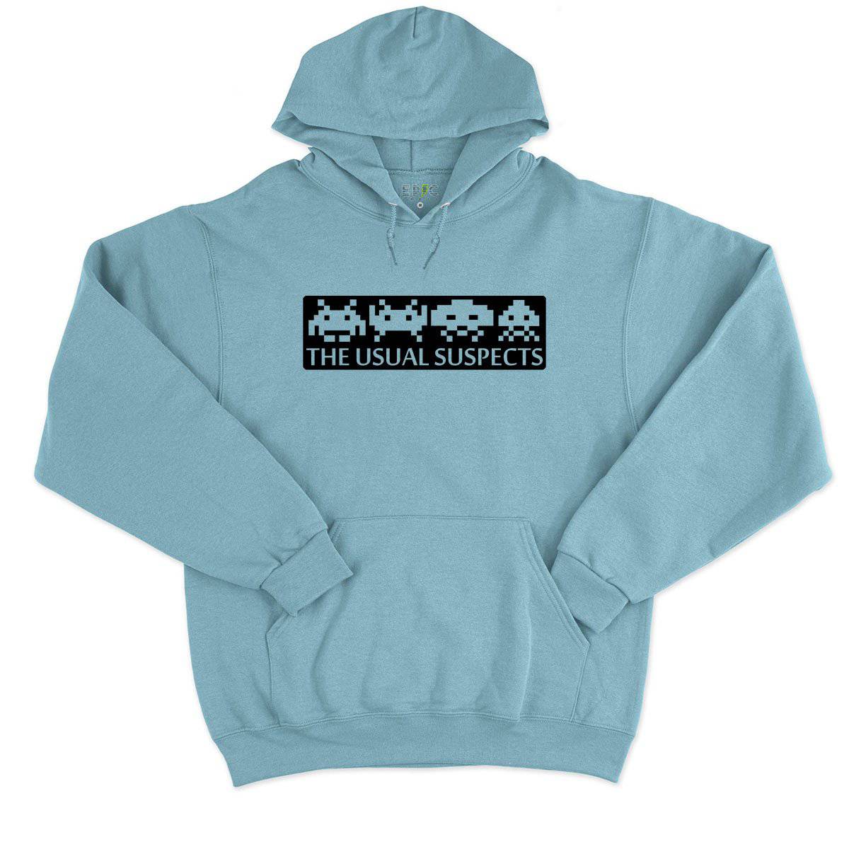 Epic Label Sweat à capuche Space Invaders The Usual Suspects Sweat à Capuche Pour Homme