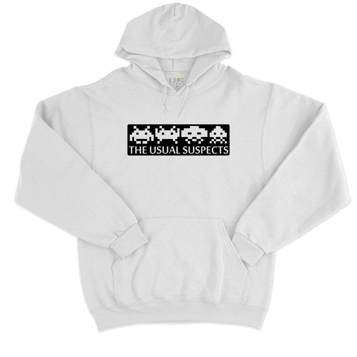 Epic Label Sweat à capuche Space Invaders The Usual Suspects Sweat à Capuche Pour Homme