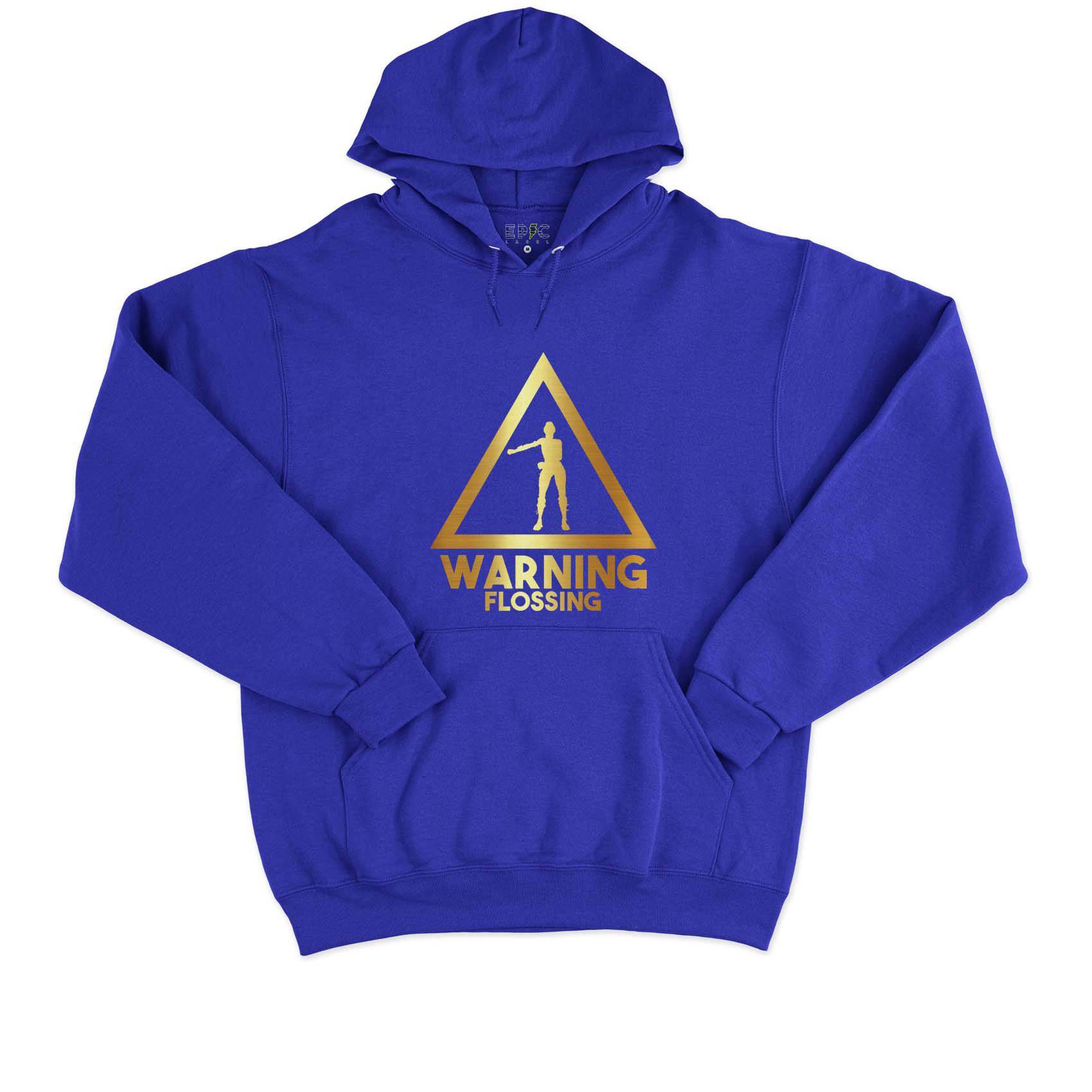 Epic Label Sweat à capuche Warning Flossing Sweat à Capuche Pour Homme