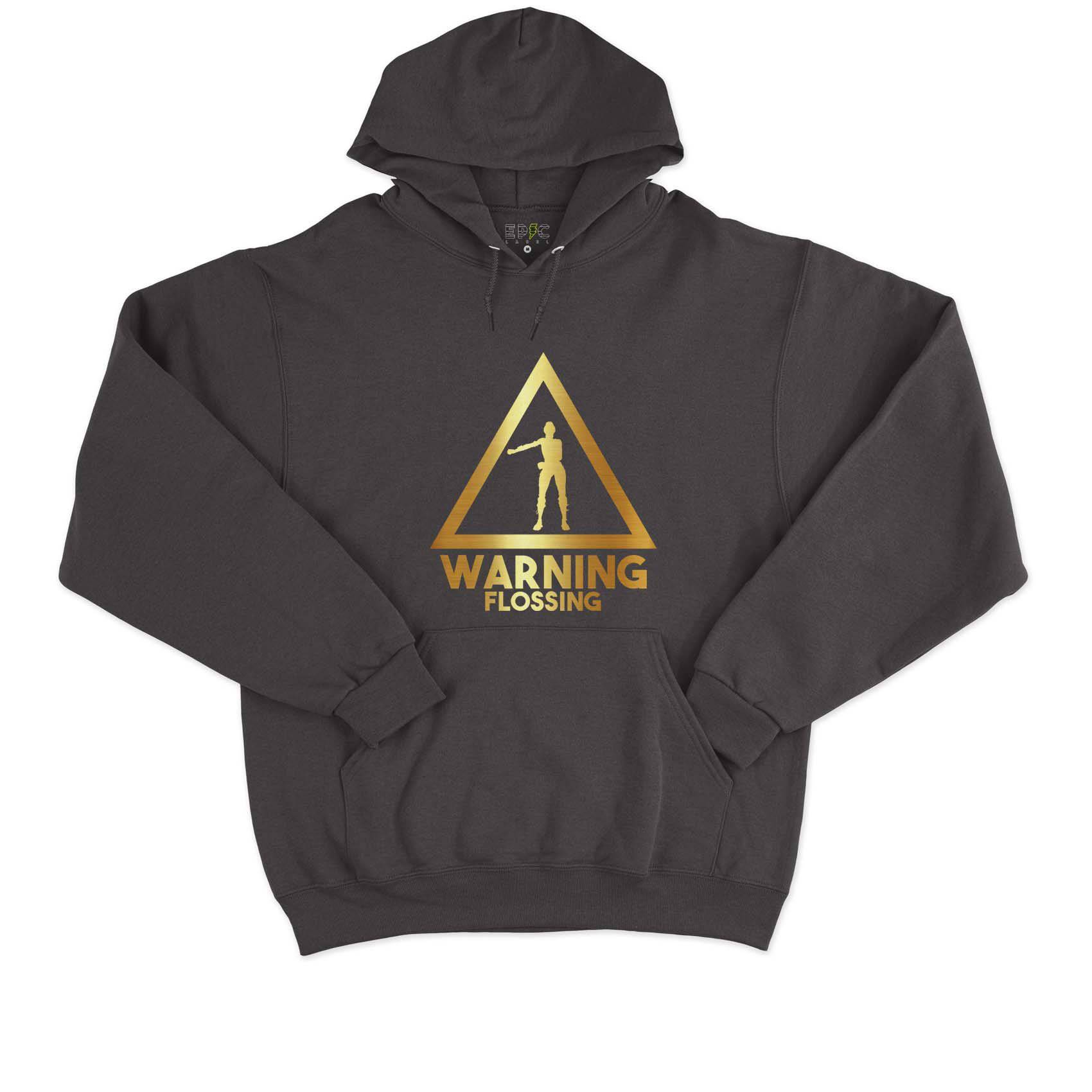 Epic Label Sweat à capuche Warning Flossing Sweat à Capuche Pour Homme