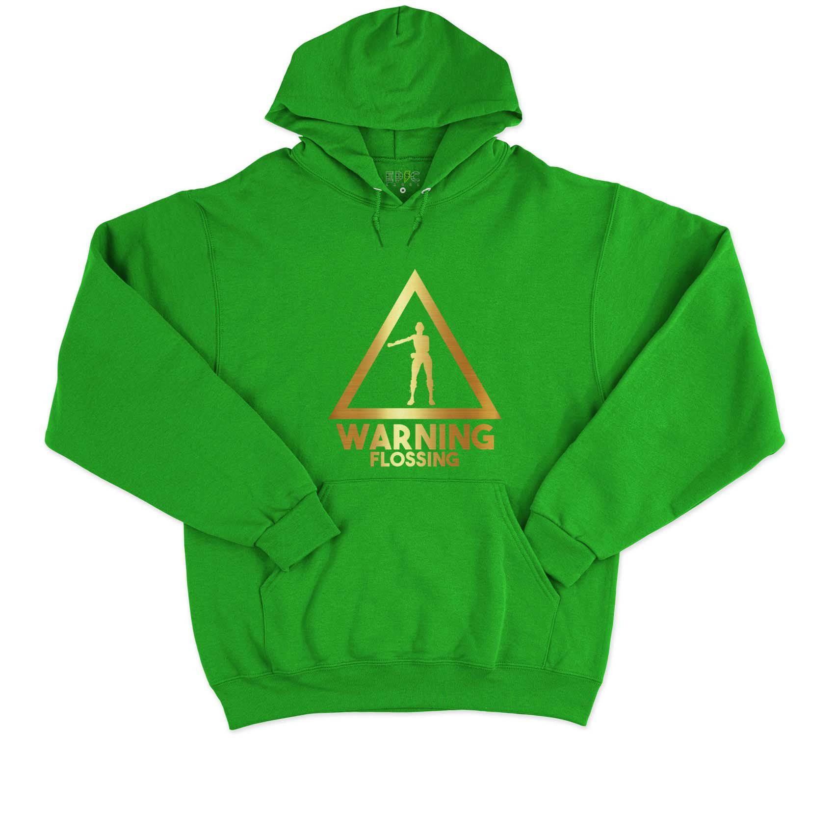 Epic Label Sweat à capuche Warning Flossing Sweat à Capuche Pour Homme