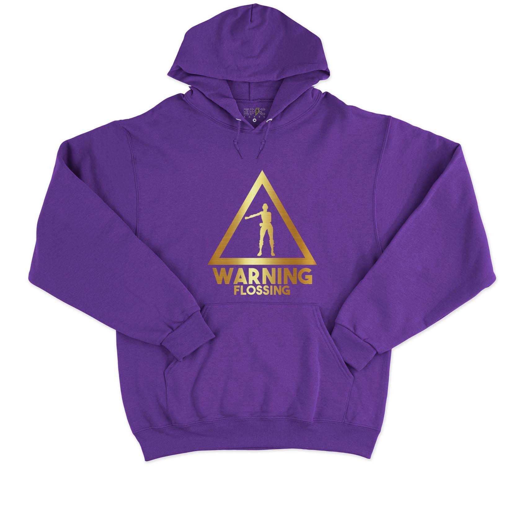 Epic Label Sweat à capuche Warning Flossing Sweat à Capuche Pour Homme