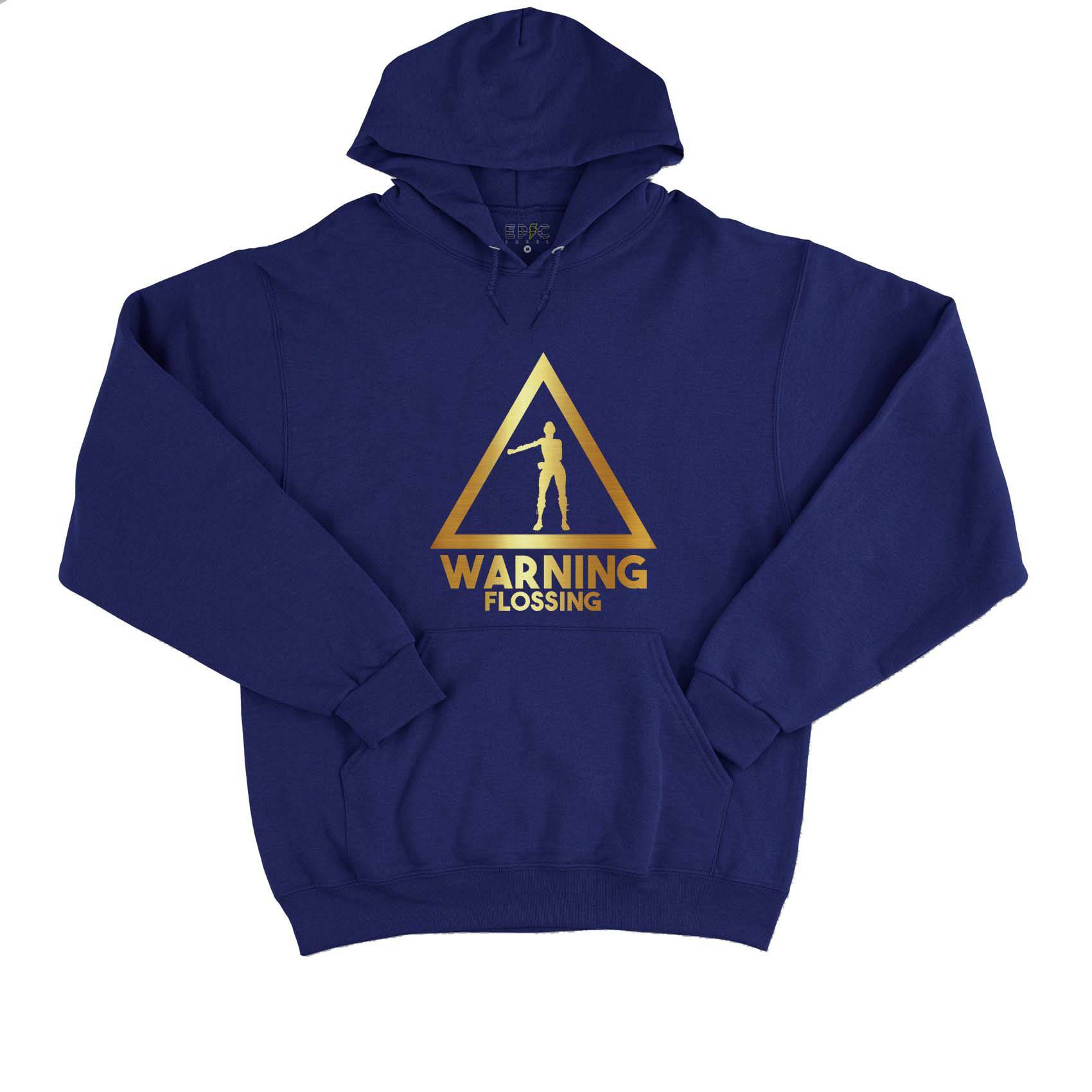 Epic Label Sweat à capuche Warning Flossing Sweat à Capuche Pour Homme