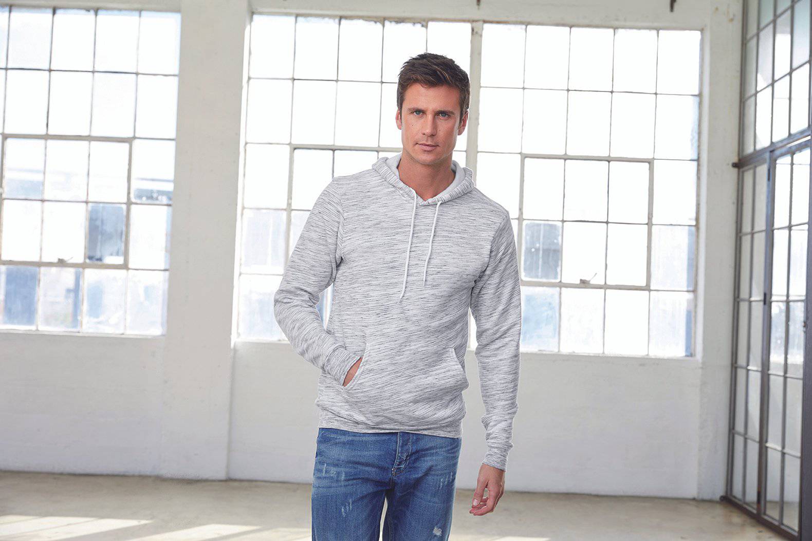 Epic Label Sweat-shirts Canvas 3719 Sweat À Capuche Mixte En Molleton Éponge