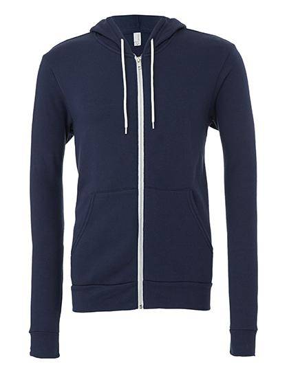 Epic Label Sweat-shirts Canvas 3739 Sweat À Capuche Zippé En Polaire Éponge Mixte