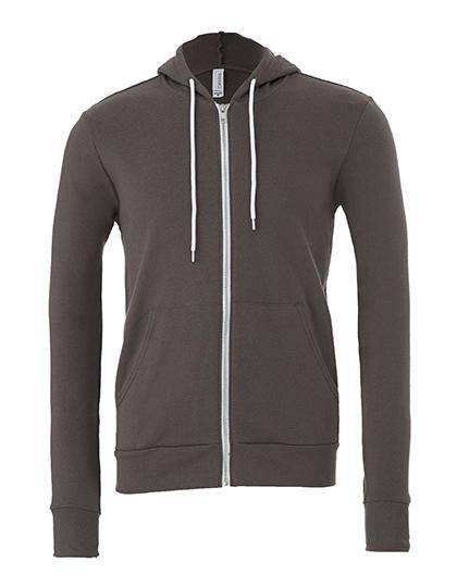 Epic Label Sweat-shirts Canvas 3739 Sweat À Capuche Zippé En Polaire Éponge Mixte