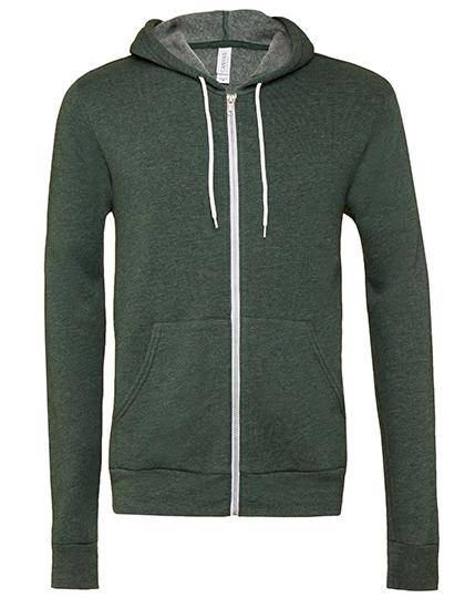 Epic Label Sweat-shirts Canvas 3739 Sweat À Capuche Zippé En Polaire Éponge Mixte